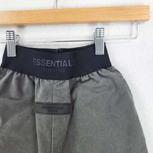 Fear Of God Pants Boys 6 7 Gray Wide Leg Essentials Kids Pull On Youth Casual - Picture 2 of 16